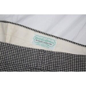 CABLE CAR CLOTHIERS Robert Kirk 44 x 33 Houndstooth Flannel Pants USA Union Made